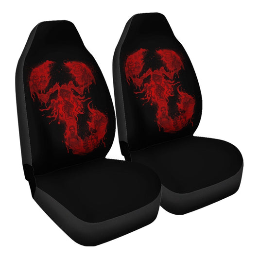 A Dreadful Symbol Print Car Seat Covers - One size - Car 