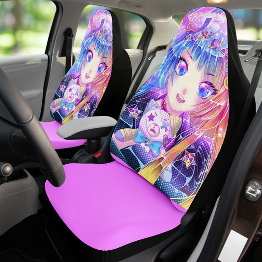 Anime Kawaii Girl Car Seat Covers - One size - Car Seat 