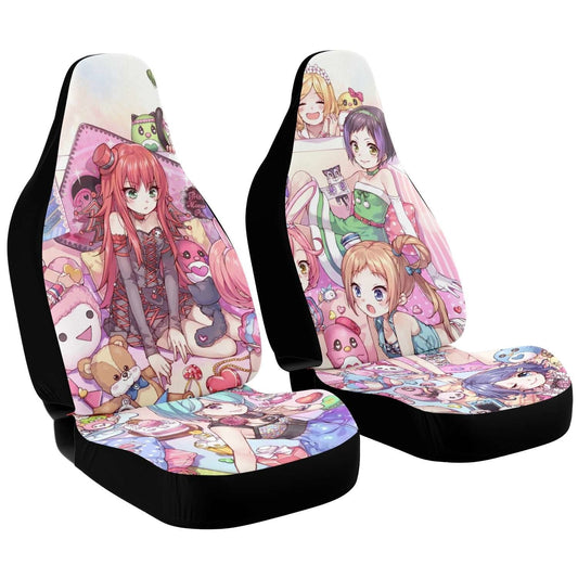 Kawaii Anime V2 Car Seat Covers - One size - Car Seat Cover 