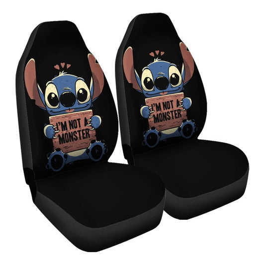 Stitch Not A Monster Car Seat Covers - One size - Car Seat 